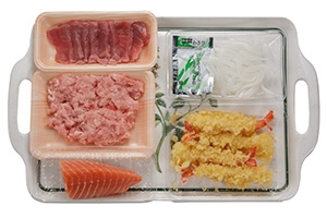 鉄火まぐろのパーティー手巻き寿司