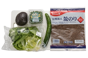 鉄火まぐろのパーティー手巻き寿司