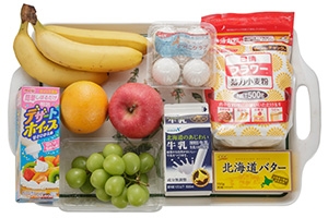 たっぷりフルーツのふわふわオムレット