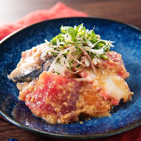 お刺身ごまみそ和え