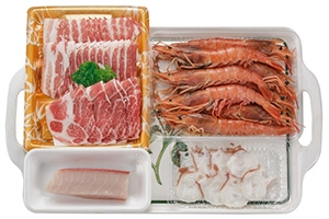 野菜と食べる 肉しゃぶ魚しゃぶ