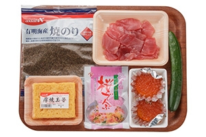 巻いて食べる鉄火ちらし寿司