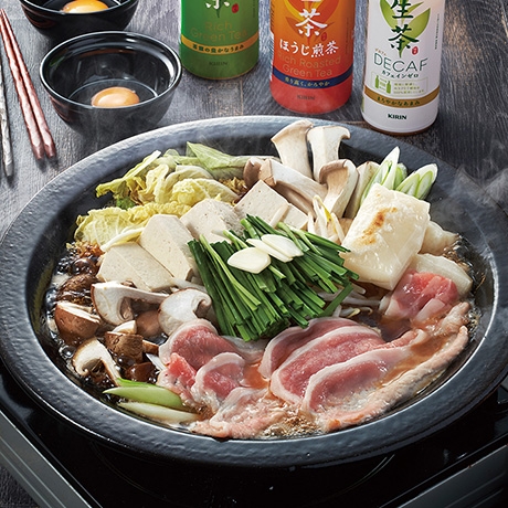 豚肉のスタミナ鍋すき焼き風