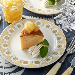 手作りル レクチエジャムのふわふわケーキ