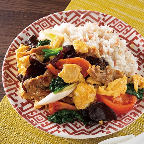 ふわふわたまごのムースーロー炒飯