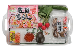 コロコロこぼれバラちらし寿司