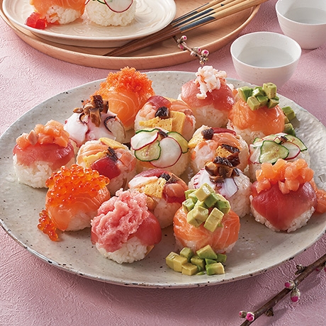 コロコロこぼれバラちらし寿司