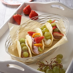 3色のふわふわフルーツオムレット