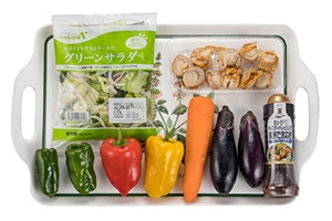 ほたてと緑黄色野菜のグリル ECHIGO salad