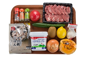 ヨーグルトマトソースのケバブライス