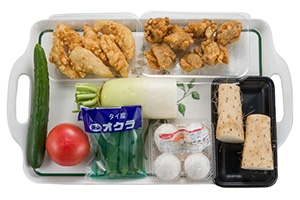 ネバネバおろしの唐揚げ冷やし中華