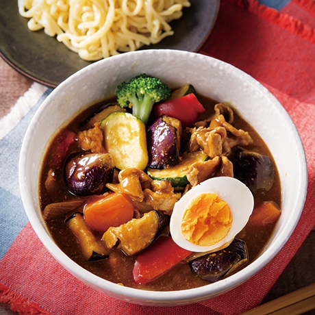 ごろごろ野菜のSpicyスープカレーつけ麺