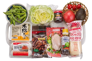 トマトとチキンの旨辛ECHIGO salad