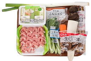 炒め豆腐と野菜のおかず味噌汁