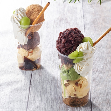 おはぎアイスパフェ