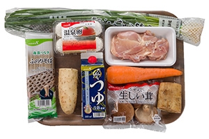 れんこんとろろの冷やしそば