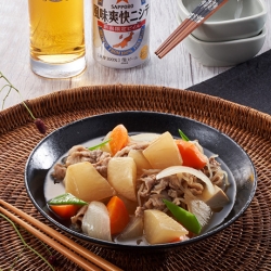 肉じゃが風 味しみ肉大根