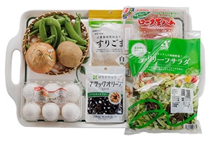 スナップえんどうの愛菜サラダ