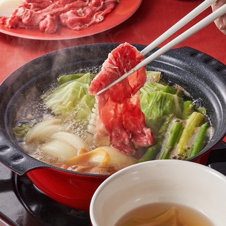 春野菜のしゃぶしゃぶ風