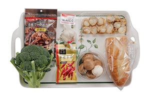 ほたてのアヒージョ