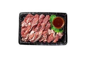 豚肉の韓国風巻き焼肉