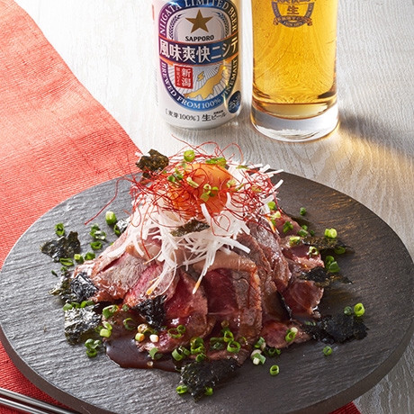 ユッケ風ステーキ