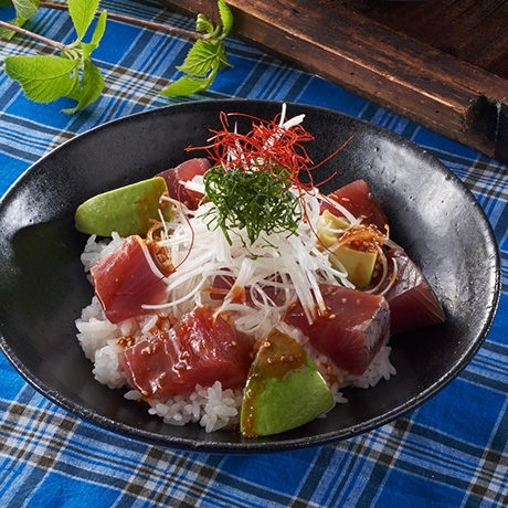 ポキ風かつお丼