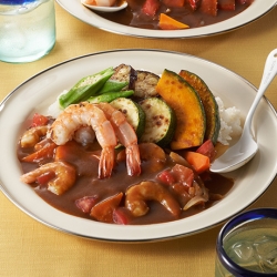 えびの濃厚夏野菜カレー
