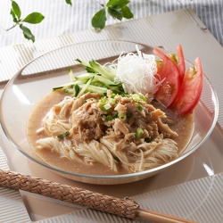 甘酒の棒棒鶏そうめん