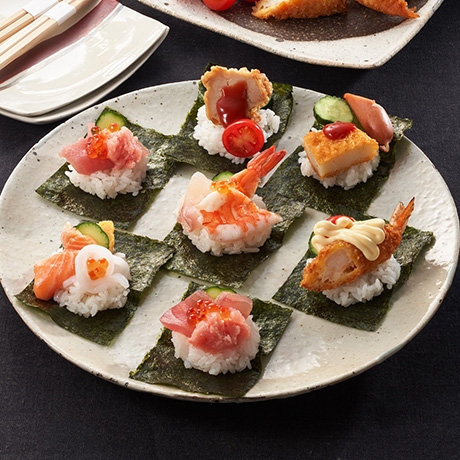 みんなで楽しい手巻き寿司