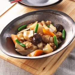 秋野菜の精進煮物