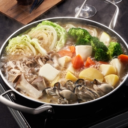 かきの味噌バター鍋