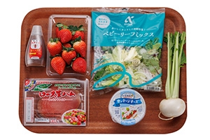 いちごのフルーツサラダ