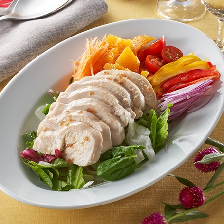 サラダチキンのカラフルサラダ