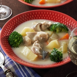 鶏肉とブロッコリーのクリームシチュー