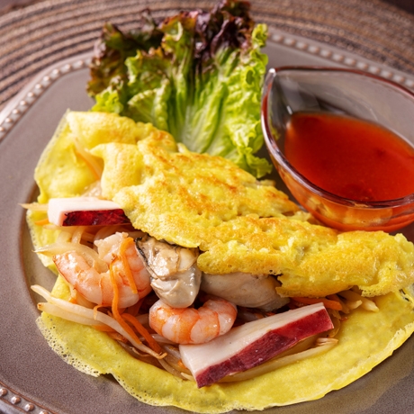 バインセオ(ベトナム風お好み焼き)