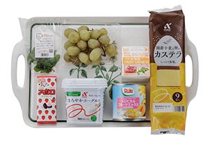 ぶどうのスコップケーキ