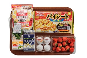 越後姫(いちご)のパイ