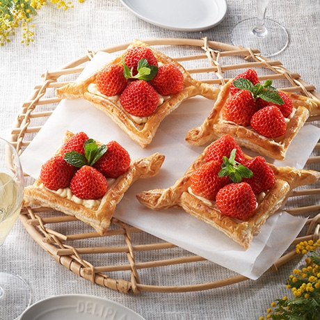 越後姫(いちご)のパイ