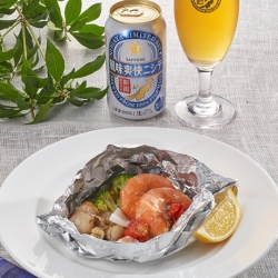 えびのおつまみホイル焼き