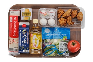 とりからサラダうどん