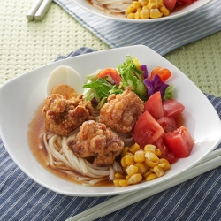 とりからサラダうどん