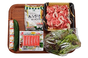まぐろと焼肉の手巻き寿司