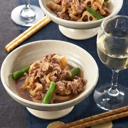 れんこんの牛すき煮