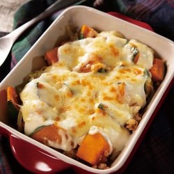 かぼちゃのクリームグラタン