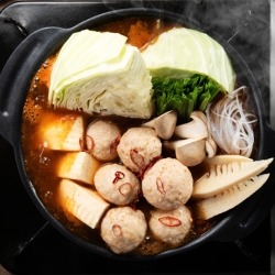 旨辛!鶏つみれの麻辣鍋