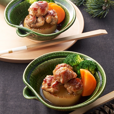 豚肉と大根のステーキ