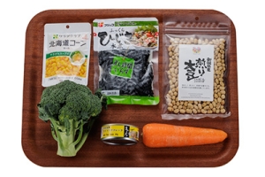 煎り大豆とひじきのカップサラダ