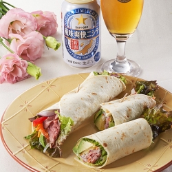 ローストビーフのトルティーヤ