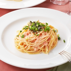 ワンパン!たらこクリームパスタ